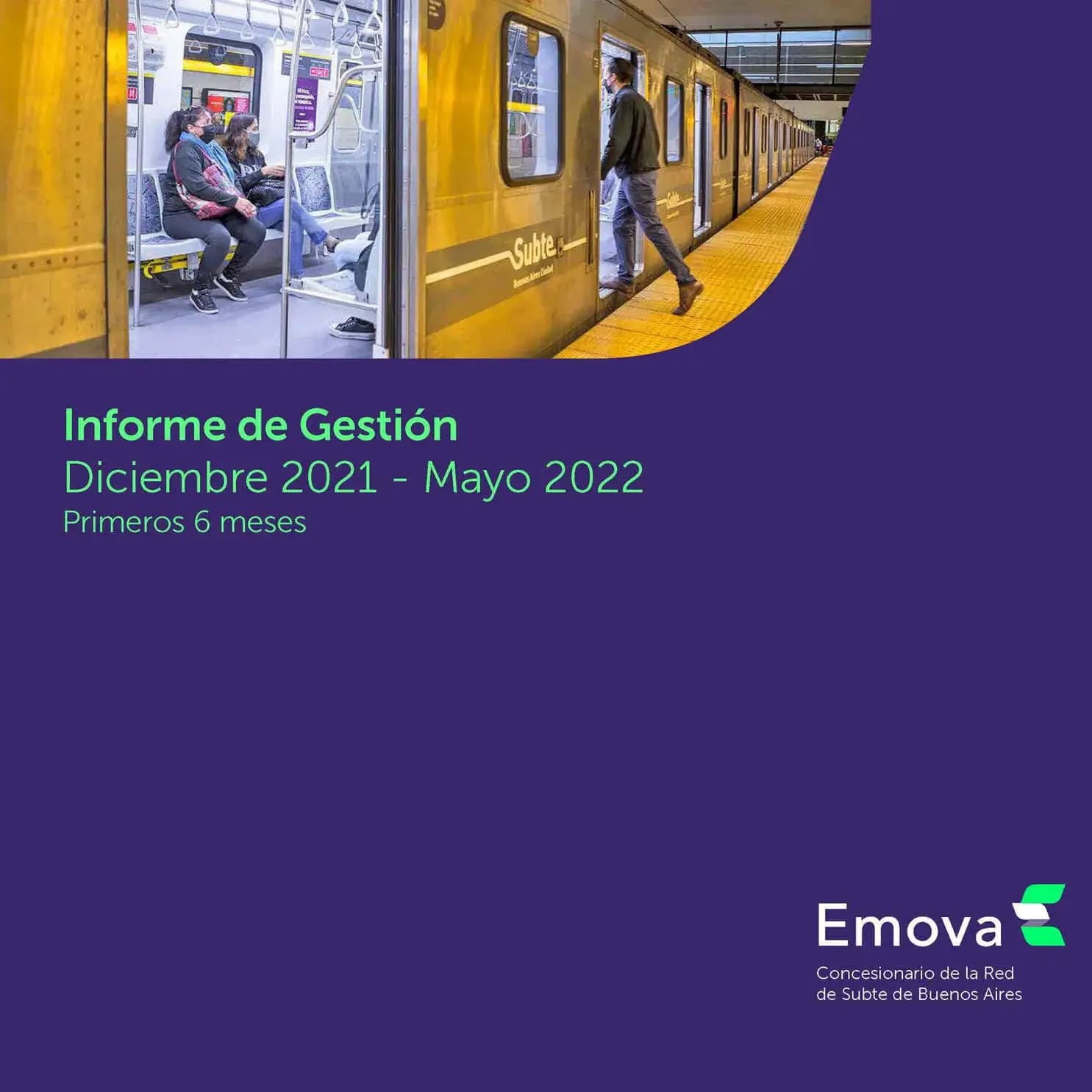 Primer informe de gestión de EMOVA